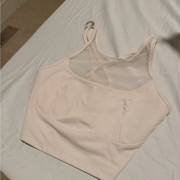 POPFLEX Active Celeste Mesh Crop Bralette - Picture 4 of 7